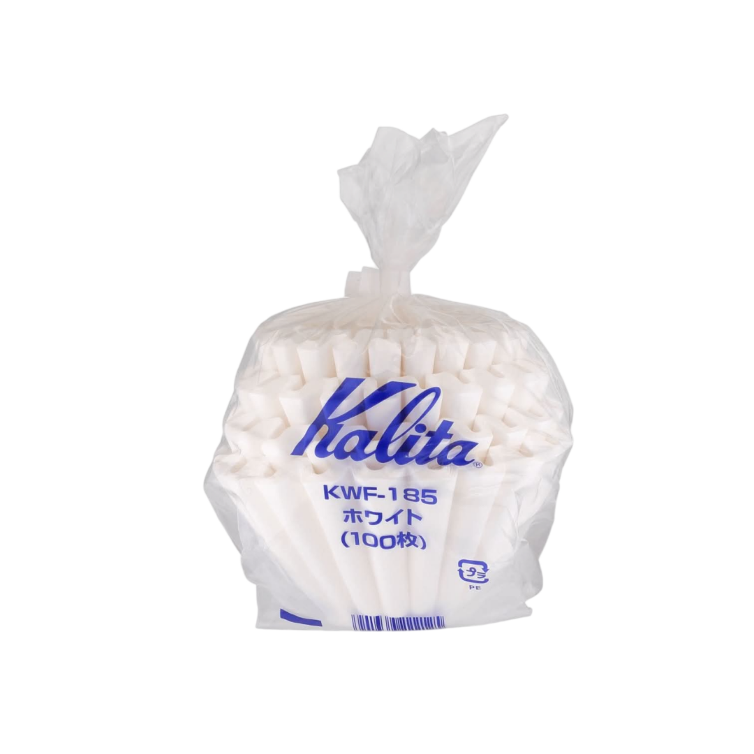 Paper filters Kalita Wave 185 - bleached - 100 pcs