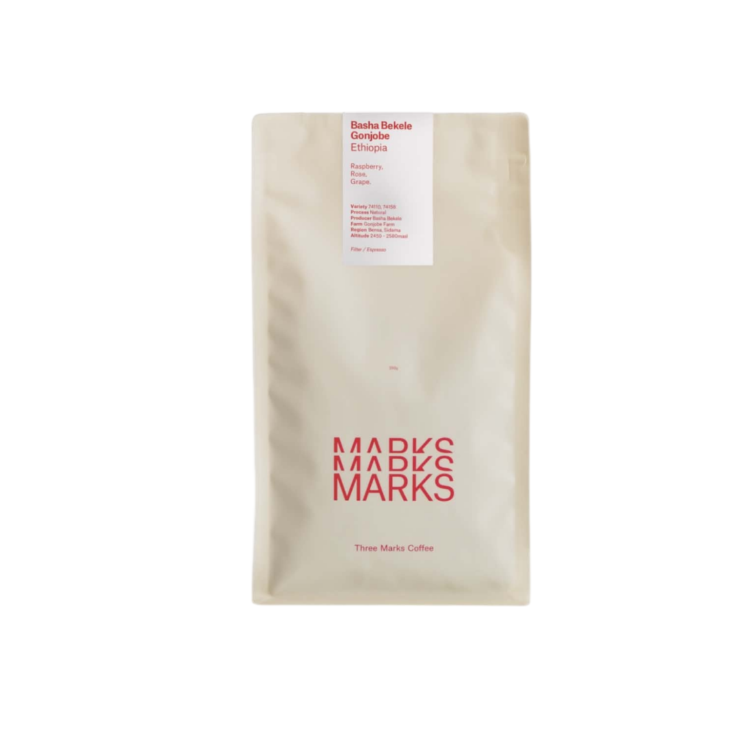 Three Marks Coffee - Ethiopia - Basha Bekele Gonjobe