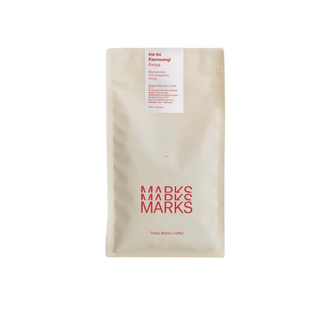 Three Marks Coffee - Kenya - Iria‑Ini Kiamwangi